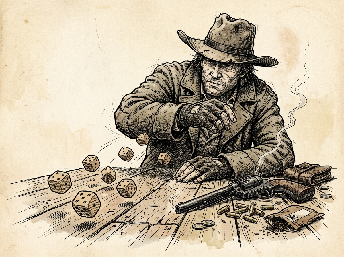 Rolling the bucket of dice